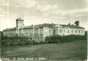 Cartolina originale da collezione 1942 VOGHERA PV Regia Scuola Agraria Carlo GALLINI Cartolina FG VG 1