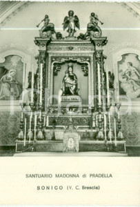 Cartolina originale da collezione 1960 ca SONICO BS Santuario Madonna di PRADELLA Cartolina FG NV 1