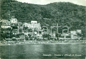 Cartolina originale da collezione 1971 LAIGUEGLIA SV Pensioni e alberghi di LEVANTE Cartolina FG VG 1