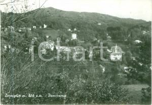 Cartolina originale da collezione 1973 TORRIGLIA GE Panorama della stazione climatica Cartolina FG VG 1
