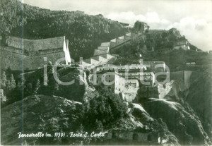 Cartolina originale da collezione 1951 FENESTRELLE TO Veduta del Forte SAN CARLO Cartolina FG VG 1