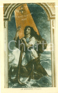 Cartolina originale da collezione 1930 ca SANREMO IM Ricordo Santuario Sacro Cuore di BUSSANA Cartolina FP NV 1
