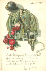 Cartolina originale da collezione 1916 WW1 PROPAGANDA DI GUERRA Prestito 5% Credito Italiano Cartolina FP NV 1
