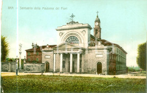 Cartolina originale da collezione 1930 ca BRA CN Santuario della Madonna dei Fiori Cartolina FP NV 1