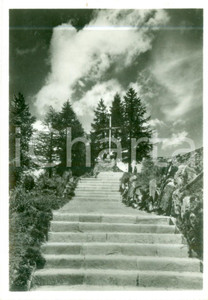 Cartolina originale da collezione 1964 PRALI TO Croce all entrata del Centro Ecumenico AGAPE Cartolina FG VG 1