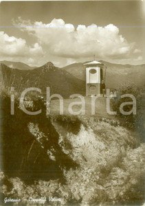 Cartolina originale da collezione 1955 ca GARESSIO CN cappella votiva sul monte Cartolina FG NV 1