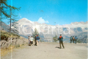 Cartolina originale da collezione 1966 MORGEX AO Hotel ANGELO & GENZIANELLA Turisti Cartolina VINTAGE FG VG 1