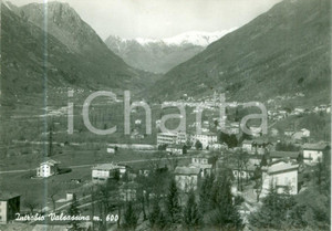 Cartolina originale da collezione 1962 INTROBIO LC Panorama del paese in VALSASSINA Cartolina FG VG 1