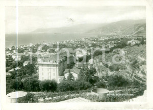 Cartolina originale da collezione 1948 BORDIGHERA IM Panorama del paese e del golfo Cartolina FG VG 1