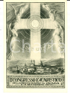Cartolina originale da collezione 1937 OVADA II Congresso Eucaristico Diocesano Cartolina ILLUSTRATA FG 1