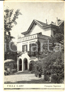 Cartolina originale da collezione 1940 ca VENEGONO SUPERIORE VA Villa GABY Cartolina postale FG 2 1