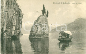 Cartolina originale da collezione 1930 ca BELLAGIO CO Batell in navigazione sul Lago di COMO Cartolina FP NV 1