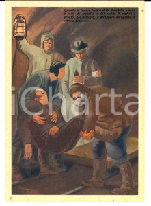 Cartolina originale da collezione 1940 ca ROMA Cartolina Gino FRATTANI Virgilio GUZZI  La missione del medico 1