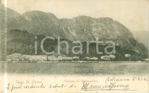 Cartolina originale da collezione 1904 GRIANTE CO Veduta di CADENABBIA sul lago Cartolina FP VG 1