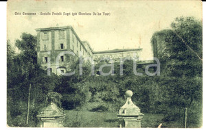 Cartolina originale da collezione 1920 ca ORIO CANAVESE TO Castello Fratelli NEGRI giÃ  DE LA TOUR Cartolina FP 1