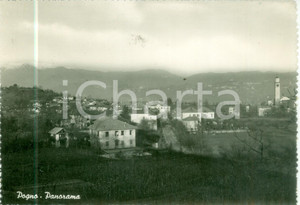 Cartolina originale da collezione 1955 ca POGNO NO Panorama del paese e monti Cartolina FG NV 1