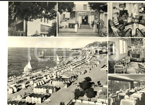 Cartolina originale da collezione 1956 CATTOLICA RN Vedutine HOTEL LIDO Cartolina postale VINTAGE  FG VG 1