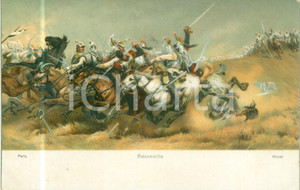 Cartolina originale da collezione 1940 ca ARTE AimÃ© MOROT La battaglia di REZONVILLE Cartolina FP NV 1