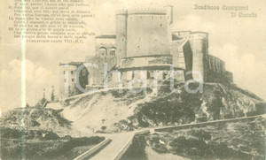 Cartolina originale da collezione 1930 ca FOSDINOVO MS Veduta del Castello MALASPINA Cartolina FP NV 1