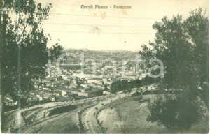 Cartolina originale da collezione 1926 ASCOLI PICENO Panorama della cittÃ  dal colle Cartolina FP VG 1