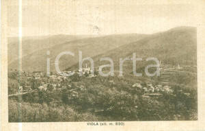 Cartolina originale da collezione 1932 VIOLA CN Panorama del paese nella valle Cartolina FP VG 1