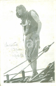Cartolina originale da collezione 1925 ca CINEMA Amleto NOVELLI ne Il corsaro AUTOGRAFO A STAMPA Cartolina FP NV 1
