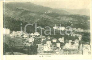 Cartolina originale da collezione 1930 ca GENOVA PEGLI Panorama aereo dei villini Cartolina FP NV 1