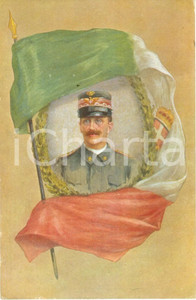 Cartolina originale da collezione 1915 VIVA IL RE! Genetliaco di Vittorio Emanuele III Cartolina FP NV 1