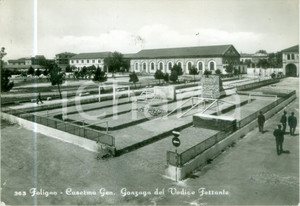 Cartolina originale da collezione 1969 FOLIGNO PG Caserma Generale GONZAGA DEL VODICE FERRANTE Cartolina FG VG 1