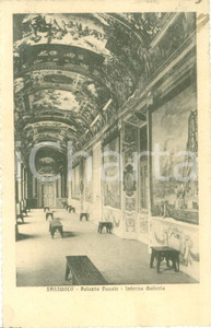 Cartolina originale da collezione 1914 SASSUOLO MO Interno Galleria al Palazzo Ducale Cartolina FP VG 1