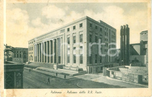 Cartolina originale da collezione 1941 PALERMO Palazzo delle Regie Poste Cartolina postale FP VG 1