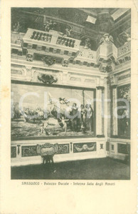 Cartolina originale da collezione 1914 SASSUOLO MO Interno Sala degli Amori a Palazzo Ducale Cartolina FP VG 1