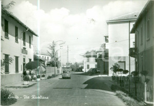 Cartolina originale da collezione 1955 ca PIOLTELLO /LIMITO MI Via Rivoltana  Trattoria Cartolina 1 1