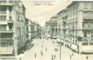 Cartolina originale da collezione 1925 ca MILANO Cartoleria Litografia GUSSONI in Via DANTE Cartolina FP NV 1