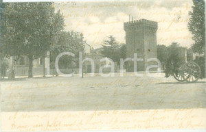 Cartolina originale da collezione 1906 FIRENZE Viale Principe Umberto Piazza degli ZUAVI Cartolina FP VG 1