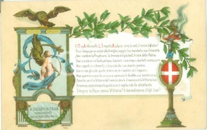 Cartolina originale da collezione 1917 TRENTO E TRIESTE WW1 Ai soldati d ITALIA combattenti Cartolina FP NV 1