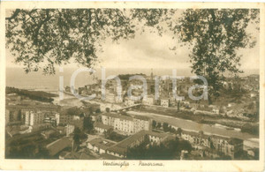 Cartolina originale da collezione 1942 VENTIMIGLIA IM Panorama della cittÃ  Cartolina FP VG 1