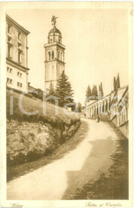 Cartolina originale da collezione 1948 UDINE Scorcio della salita al Castello Cartolina postale FP VG 1