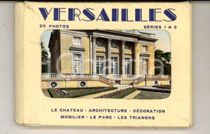 Materiale pubblicitario d’epoca 1960 ca VERSAILLES Album souvenir 20 photos Editions CHANTAL 9x6 cm 1