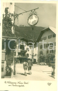 Cartolina originale da collezione 1940 ca SANKT WOLFGANG IM SALZMAKKERGUT L Albergo WEISSES ROSSL Cartolina FP NV 1