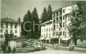Cartolina originale da collezione 1951 ORTISEI BZ Hotel MARIA in Val Gardena Cartolina ANIMATA FP VG 1