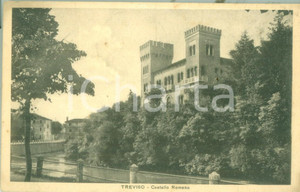 Cartolina originale da collezione 1942 TREVISO Veduta del Castello Romano Cartolina postale FP VG 1