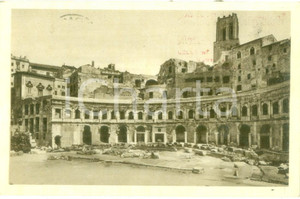 Cartolina originale da collezione 1934 ROMA Mercati Traianei PubblicitÃ  Ristorante del Pozzetto Cartolina FP VG 1