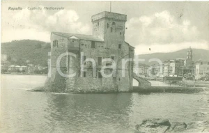 Cartolina originale da collezione 1933 RAPALLO GE Veduta del Castello Medioevale Cartolina FP VG 1