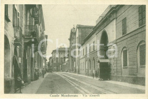 Cartolina originale da collezione 1953 CASALE MONFERRATO AL 1Â° centenario Istituto LEARDI Cartolina FP annullo 1