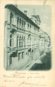 Cartolina originale da collezione 1901 VICENZA Scorcio di Palazzo SCHIO Cartolina postale FP VG 1