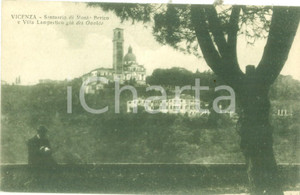 Cartolina originale da collezione 1935 ca VICENZA Santuario di Monte BERICO Villa LAMPERTICO Cartolina FP NV 1
