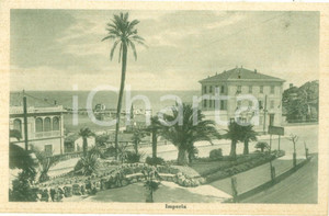 Cartolina originale da collezione 1943 IMPERIA Veduta panoramica del lungomare Cartolina FP NV 1