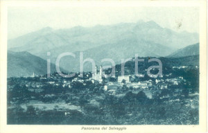 Cartolina originale da collezione 1935 ca GIAVENO TO Panorama del Santuario del SELVAGGIO Cartolina FP NV 1