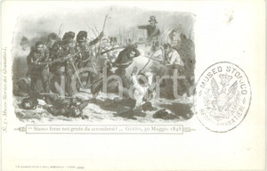 Cartolina originale da collezione 1900 ca MUSEO STORICO DEI GRANATIERI n. 5 Cartolina reggimentale FP NV 1